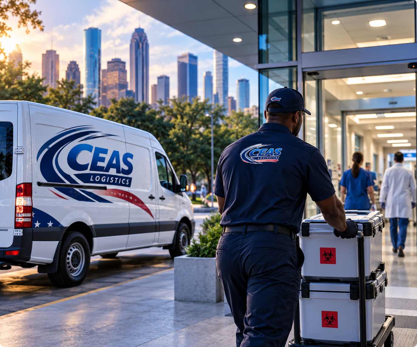 Professional healthcare delivery handoff